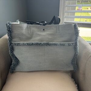 Kate Spade Large Denim Tote Bag with protective bag